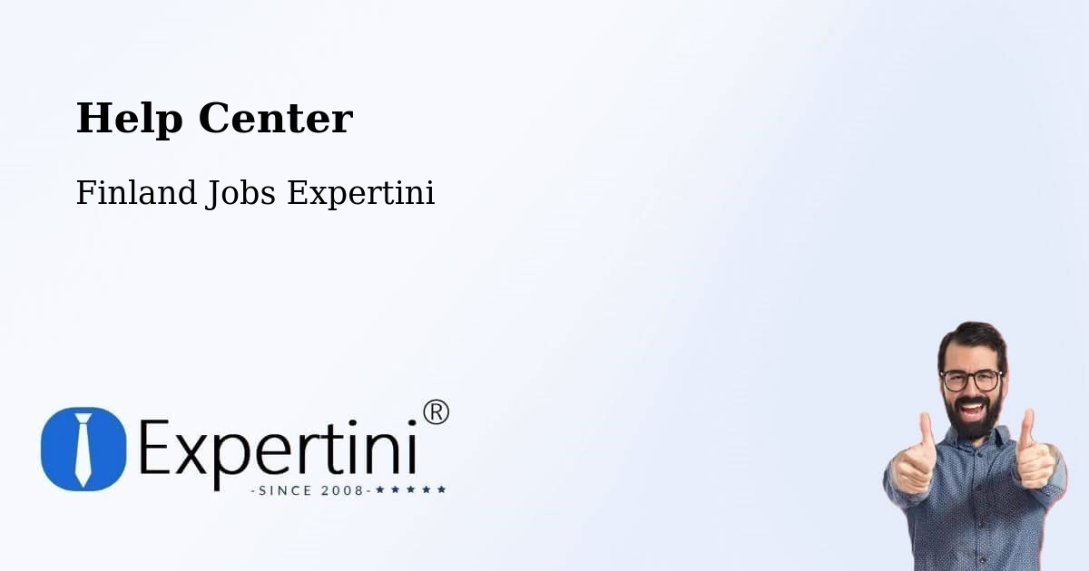 Help Center – Perho - Finland Jobs Expertini